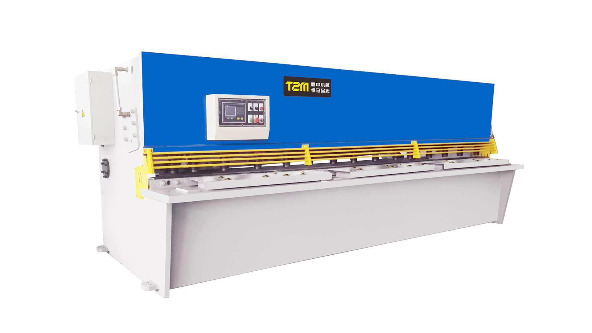 CNC hydraulic swing beam shearing machine